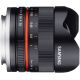 Obiettivo Samyang 8mm f/2.8 Fish-eye CS II nero compatibile Canon EOS M