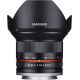 Obiettivo Samyang 12mm f/2.0 NCS CS nero compatibile Canon EOS M