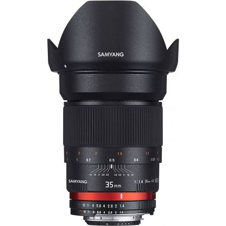 Obiettivo Samyang 35mm f/1.4 AS UMC compatibile Canon (AE Version)