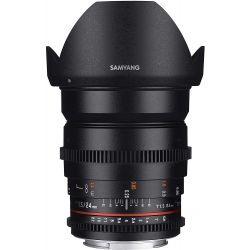 Obiettivo Samyang 24mm T1.5 ED AS UMC VDSLR II compatibile Nikon