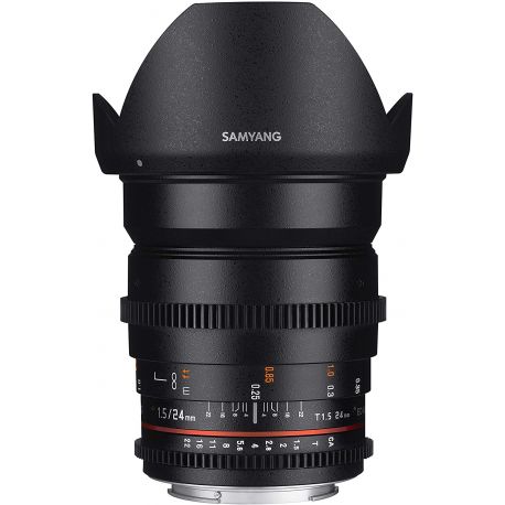 Obiettivo Samyang 24mm T1.5 ED AS UMC VDSLR II compatibile Nikon