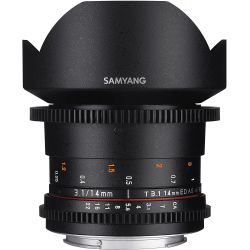 Obiettivo Samyang 14mm T3.1 ED AS IF UMC VDSLR II compatibile Nikon
