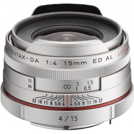 Obiettivo Pentax HD DA 15mm f/4 ED AL Limited silver