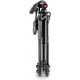 Manfrotto LIGHT Kit 290 treppiede in alluminio + testa a 3 vie