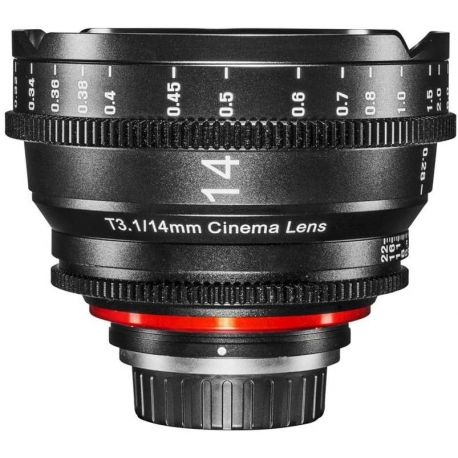 Obiettivo Samyang Xeen 14mm Cine T3.1 attacco Nikon AE