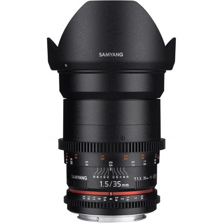 Obiettivo Samyang 35mm Cine T1.5 VDSLR AS UMC Mark II Compatibile Micro Quattro Terzi