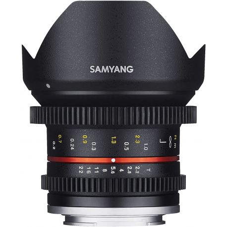 Obiettivo Grandangolare Samyang 12mm Cine T2.2 NCS CS Compatibile Canon EOS M