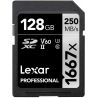 Scheda di memoria professionale SD Lexar 128GB 1667x UHS-II SDXC