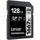 Scheda di memoria professionale SD Lexar 128GB 1667x UHS-II SDXC