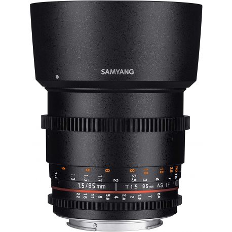 Obiettivo Samyang 85mm T1.5 AS IF VDSLR II Compatibile Nikon