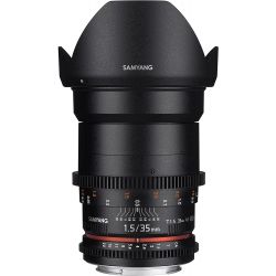 Obiettivo Samyang 35mm T1.5 AS UMC VDSLR Mark II compatibile Nikon