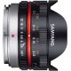 Obiettivo Fisheye Samyang 7.5mm f/3.5 nero attacco Micro Quattro Terzi
