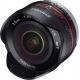 Obiettivo Fisheye Samyang 7.5mm f/3.5 nero attacco Micro Quattro Terzi
