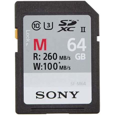 Scheda di memoria Sony SF-M64 SD 64GB 260mb/s SDXC UHS-II