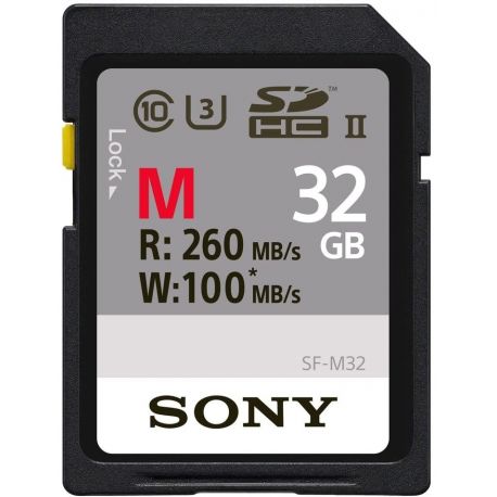 Scheda di memoria Sony SF-M32 SD 32GB 260mb/s SDHC USH-II