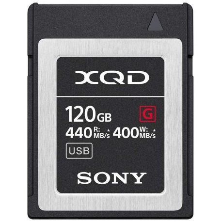 Scheda di memoria Sony QD-G120F 120GB XQD 440mb/s lettura - 400mb/s scrittura