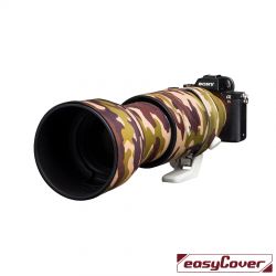 Easycover custodia in neoprene marrone camo per obiettivo Sony FE 100-400mm Lens Oak