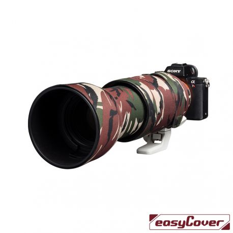 Easycover custodia in neoprene verde camo per obiettivo Sony FE 100-400mm Lens Oak
