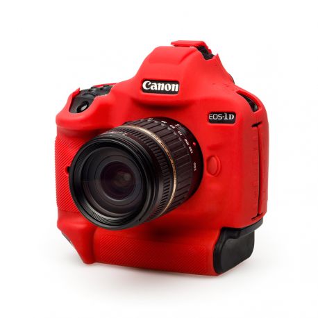easyCover custodia protettiva in silicone per Canon EOS-1D X Mark III rosso