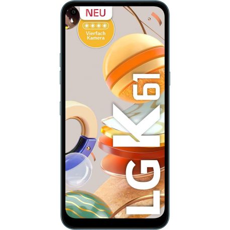Smartphone LG K61 Dual Sim 128GB Bianco