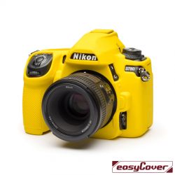 easyCover custodia protettiva in silicone per Nikon D780 giallo