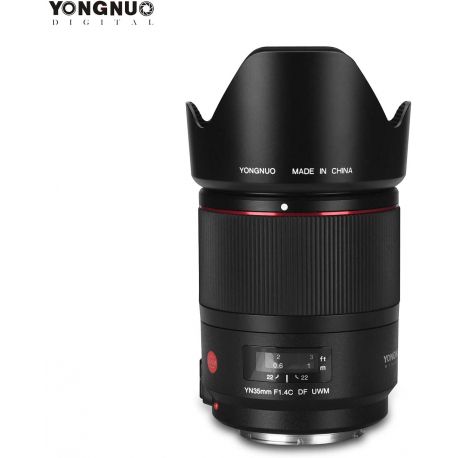 Obiettivo Yongnuo 35mm F1.4C DF UWM per Canon YN35mm