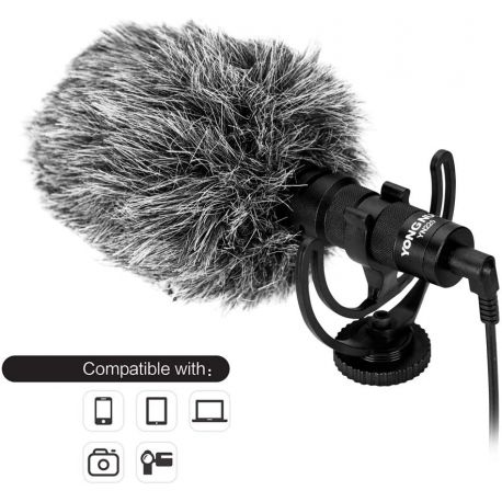 Yongnuo YN220 Microfono Direzionale per fotocamera videocamera YN-200