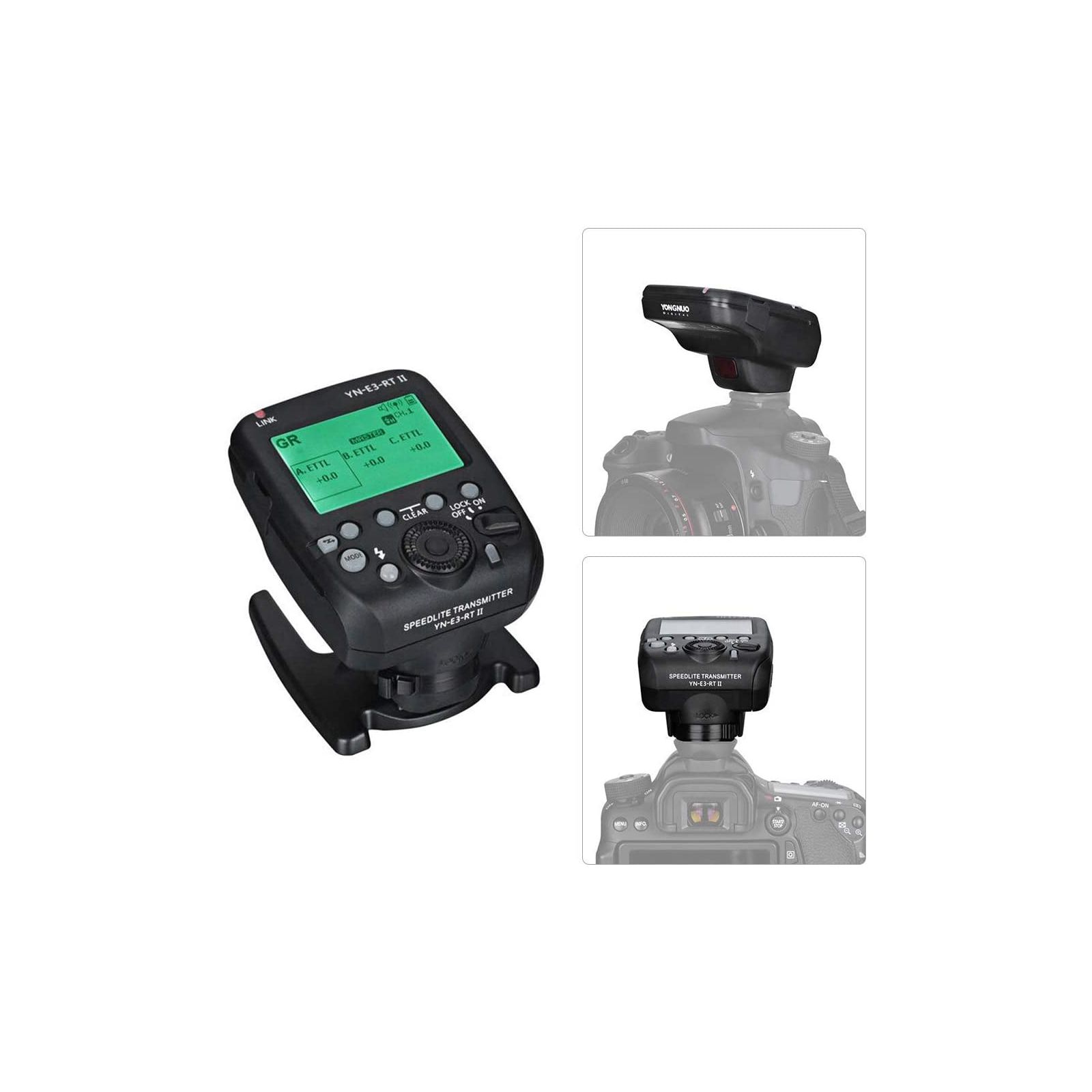 YONGNUO YN-E3-RT II Flash Trigger - TTL Wireless Transmitter For Canon & Compatible Speedlites
