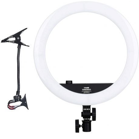 Yongnuo YN408 3200-5600K Anello Video LED Luce Anulare Beauty Selfie YN-508