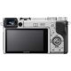 Fotocamera mirrorless Sony A6100 body silver [MENU ENG]