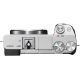 Fotocamera mirrorless Sony A6100 body silver [MENU ENG]