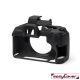 easyCover custodia protettiva in silicone camera case per Canon 850D nero