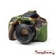 easyCover custodia protettiva in silicone camera case per Canon 850D mimetico