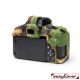 easyCover custodia protettiva in silicone camera case per Canon 850D mimetico