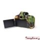 easyCover custodia protettiva in silicone camera case per Canon 850D mimetico
