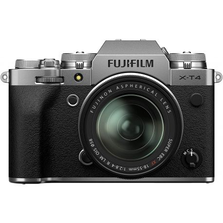 Fotocamera Mirrorless Fujifilm X-T4 kit 18-55mm F2.8-4 R LM OIS Silver PRONTA CONSEGNA