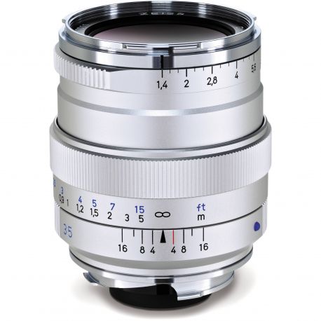 Obiettivo Carl Zeiss Distagon T* 35mm f/1.4 ZM silver per mirrorless Leica M