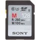 Sony SF-M128 128GB 260mb/s scheda di memoria SDXC UHS-II (Class 10)