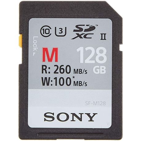 Sony SF-M128 128GB 260mb/s scheda di memoria SDXC UHS-II (Class 10)