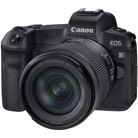 Fotocamera Mirrorless Canon EOS R Kit RF 24-105mm f/4-7.1 IS STM + adattatore EF-EOS R