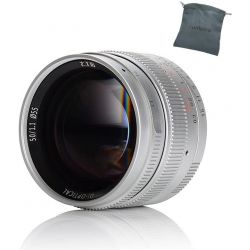Obiettivo 7Artisans 50mm F1.1 silver compatibile mirrorless Leica M (A401S)