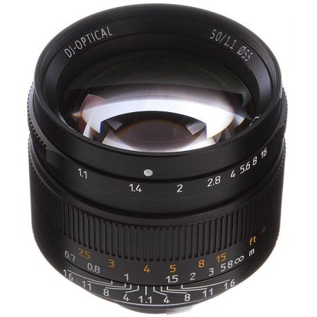 Obiettivo 7Artisans 50mm F1.1 nero compatibile mirrorless Leica M (A401B)