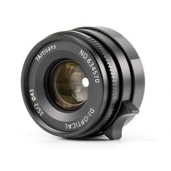 Obiettivo 7Artisans 35mm F2.0 Manual Focus nero compatibile mirrorless Leica M (A901B)