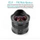 Obiettivo 7Artisans 12mm F2.8 APS-C nero compatibile fotocamere micro 4/3 (A604B)