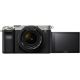 Fotocamera Mirrorless Full Frame Sony a7C kit 28-60mm Silver [MENU ENG] ILCE-7CL