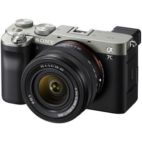 Fotocamera Mirrorless Full Frame Sony a7C kit 28-60mm Silver [MENU ENG] ILCE-7CL