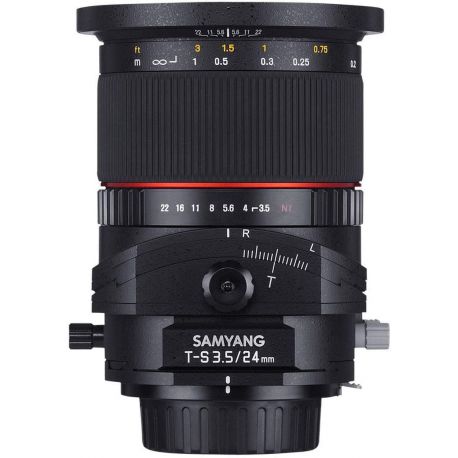 Obiettivo Samyang T-S 24mm f/3.5 ED AS UMC attacco Pentax