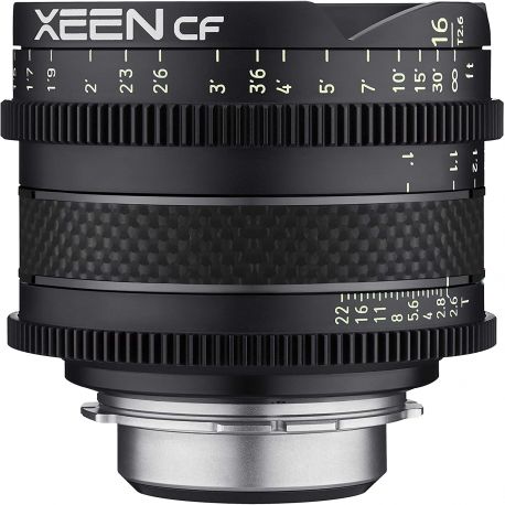Obiettivo Samyang Xeen CF 16mm T2.6 per reflex Canon