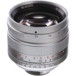 Obiettivo 7Artisans 50mm F1.1 silver attacco Leica TL/SL (A402S)