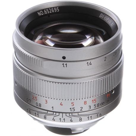 Obiettivo 7Artisans 50mm F1.1 silver attacco Leica TL/SL (A402S)